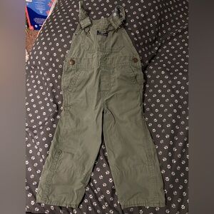 OshKosh B'gosh Olive Green Kids Overalls